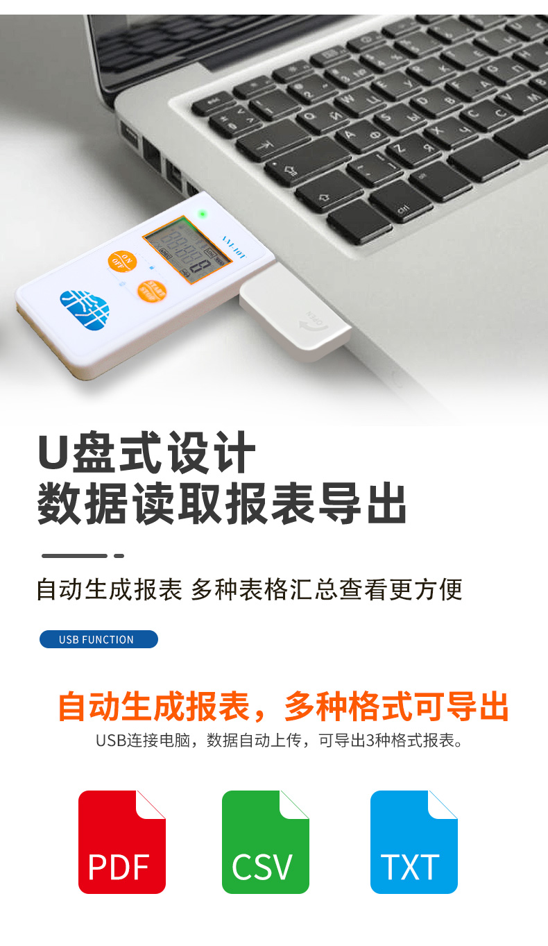 AB系列U盘式温度记录仪 详情图 6 - 湖北两极冷链科技有限公司